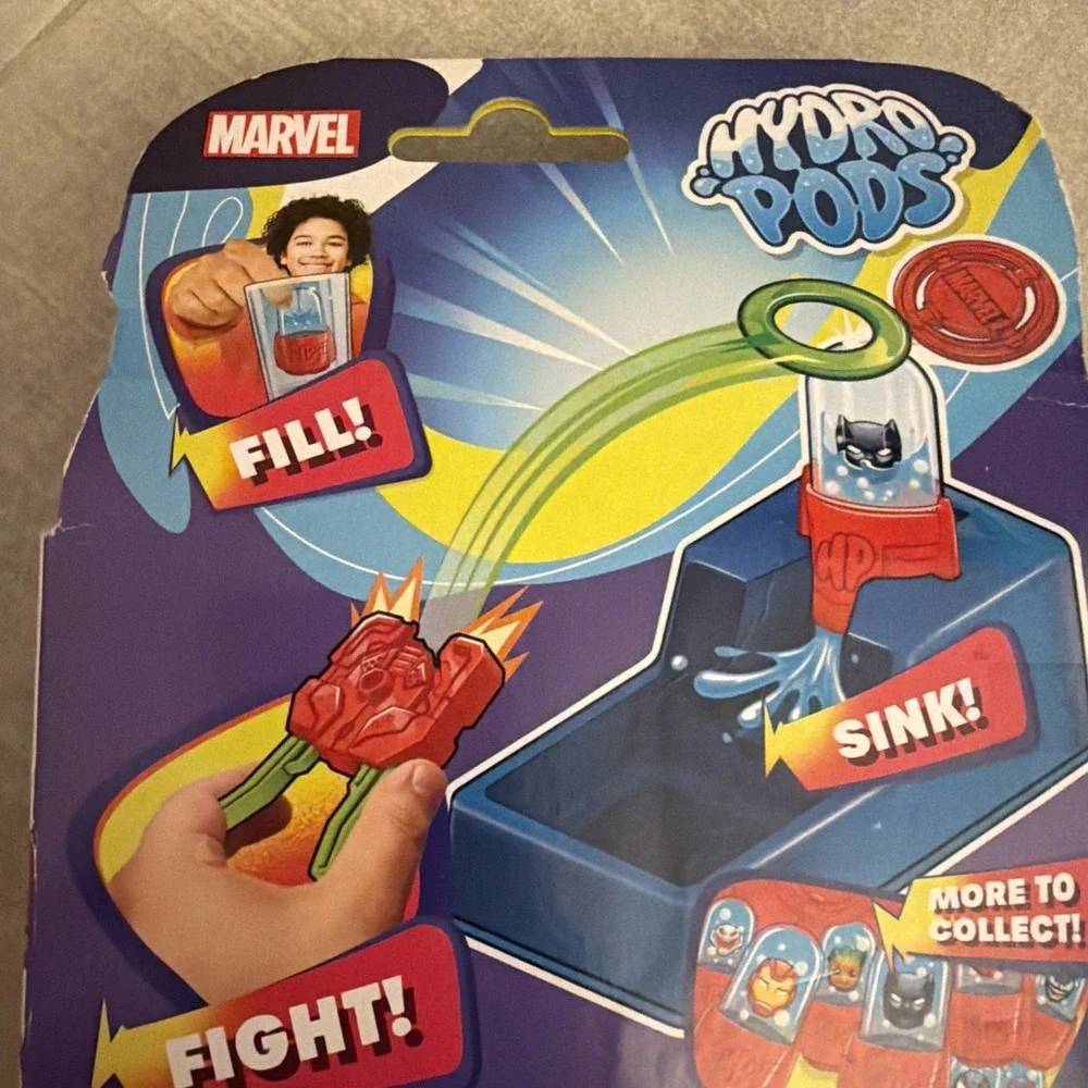 Marvel Hydro Pods Starter Pack Water Action Figure Toy NEW!